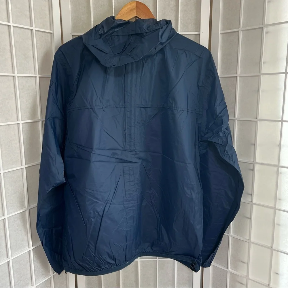 NWT Peekaboo PK Beans Kids Navy Break Free Nylon Packable Windbreaker Jacket